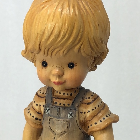 ANRI Tag Along Hand Carved Figurine Made in Italy by Sarah Kay 6.5” 209/4000 - Picture 11 of 14